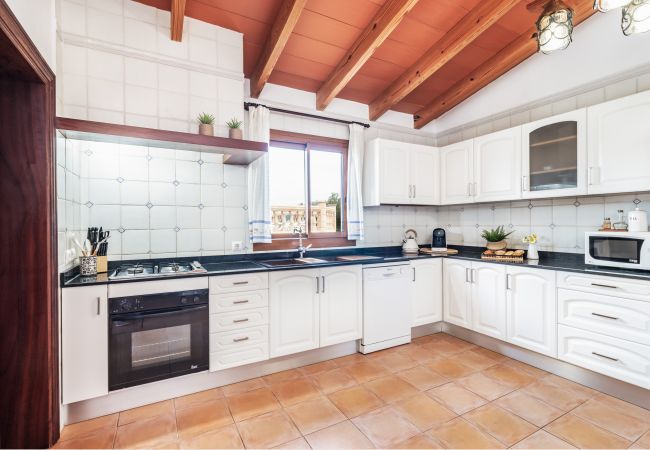 House in Ses Salines - Can Pancho House for Monthly Rental with Pool in Ses Salines House in Ses Salines - Can Pancho House for Monthly Rental with Pool in Ses Salines