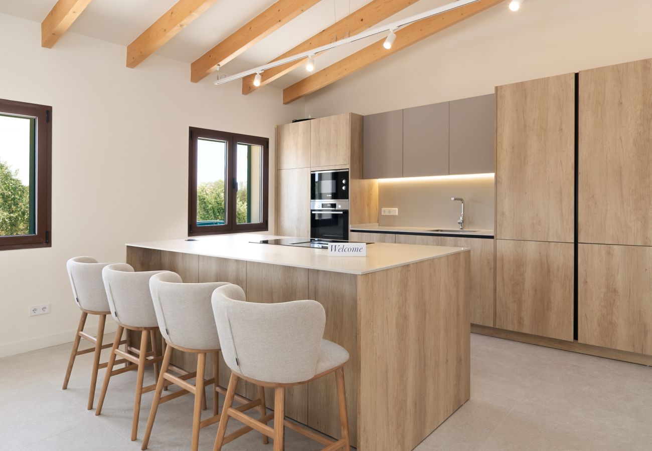 Villa in Ses Salines - Villa Olivo modern holiday home with pool in Mallorca near Ses Salines and Es Trenc