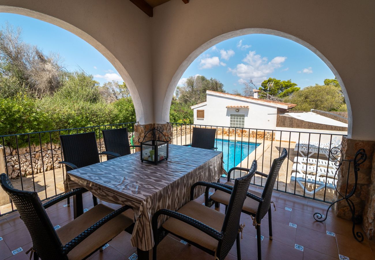 House in Cala Llombards - Holiday Home Can Monxu in Cala Llombards with pool and sea view