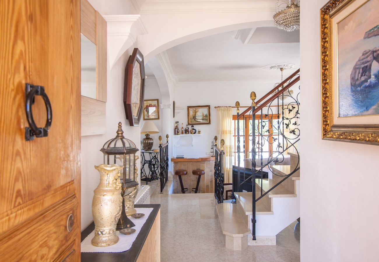 House in Cala Llombards - Holiday Home Can Monxu in Cala Llombards with pool and sea view