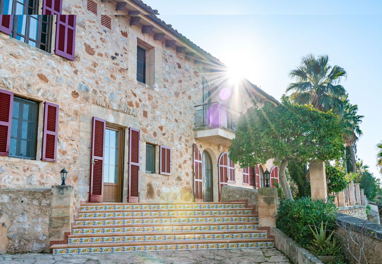 Country house in Manacor - Holiday Home El Castillo with Pool for 12 Guests near Manacor in Mallorca